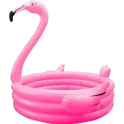 - Planschbecken - Splash & Fun Flamingo (110x100x145cm) Kinderplanschbecken Babypool - Rosa 77707972
