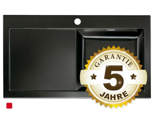 Systemceram Mera 90 Nero Keramikspüle von systemceram