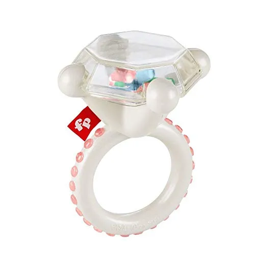 Fisher-Price GJD35 Rasseln & Greiflinge, weiß in weiß von Fisher-Price