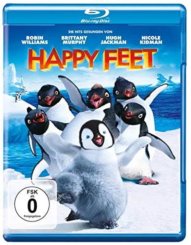 Blu-ray Happy Feet - Kaiserpinguine zum Singen Geboren - Film- und Fernsehklassiker Happy Feet auf Blu-ray, erlebe die musikalische Reise der Kaiserpinguine in brillanter Bild- und Tonqualität!