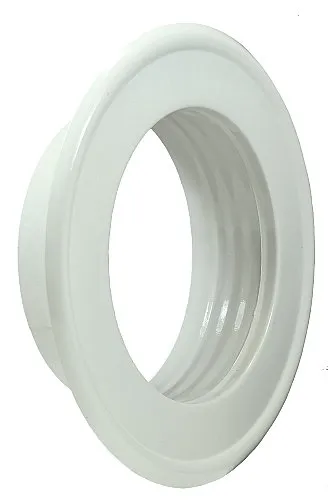 Wandrosette Rosette für Warmluft Flexrohr ø100mm emailiert, weiss