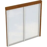 Skanholz Carport-Seitenwand 205x200 cm mit Polycarbonatplatten - Carport-Seitenwand aus wetterfestem Douglasienholz, robust und ideal für Terrassenüberdachungen. Schützt vor Witterungseinflüssen und sorgt für Langlebigkeit.