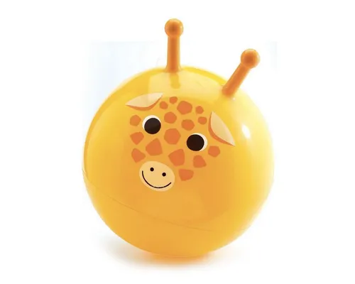 DJECO Hüpfball Ergonomischer Hüpfball für Kinder, rutschfest, Ø 40–45 cm, bis 60 kg