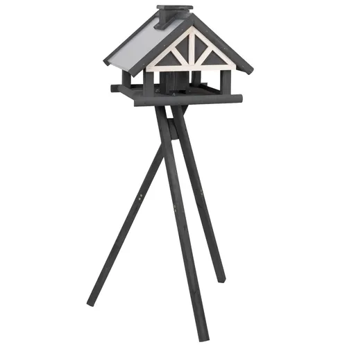 Massives Vogelhaus Tolga mit Ständer in grau von VOSS.garden