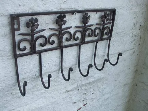 Stabile, Hakenleiste,  Wandhaken, Küchenhakenleiste, Eisen, Landhaus