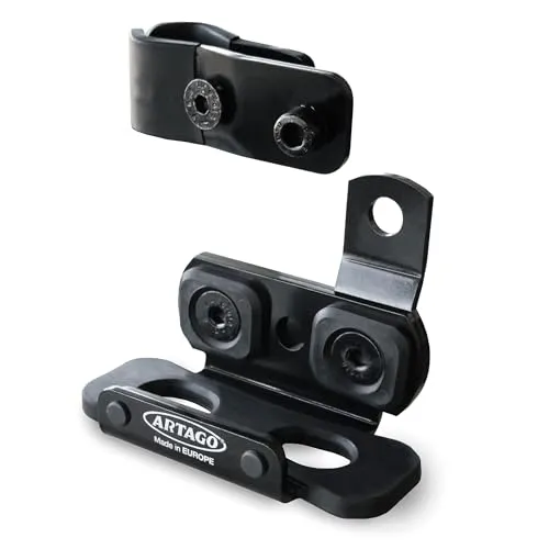 Artago K202 Halterung für Motorrad Diebstahlsicherung Artago 32, Universal zur Befestigung an Rohren und Schrauben
