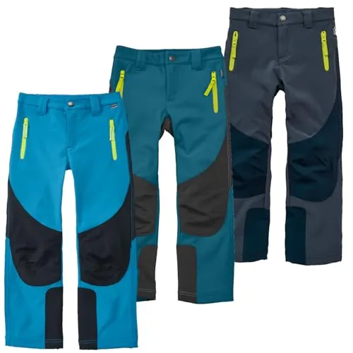 JAKO-O Softshell-Outdoorhose Kinder Robust Azur