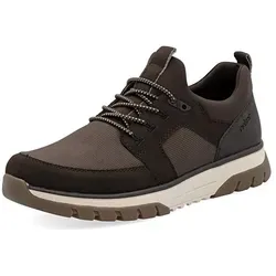 Slip-On Sneaker RIEKER Herren, Gr. 41, Dunkelbraun