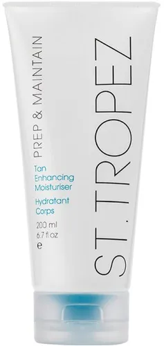 St. Tropez Tan Enhancing Body Moisturiser 200 ml - Selbstbräuner Pflege, intensive Feuchtigkeit für optimale Vorbereitung und langanhaltende Bräunung. Ideal für alle Hauttypen, sorgt für gleichmäßiges Verblassen.