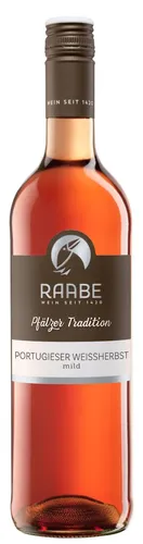 Raabe Rosé Pfälzer Tradition Portugieser Weißherbst feinfruchtig Deutschland 1 x 0,75 L