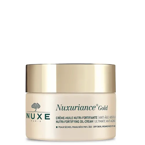 Nuxe Nuxuriance Gold Nutri-Fortifying Oil-Cream 50ml - Anti-Aging-Cremes für trockene, reife Haut mit 94% natürlichen Inhaltsstoffen, die intensiv regeneriert und für ein strahlend jugendliches Aussehen sorgt.