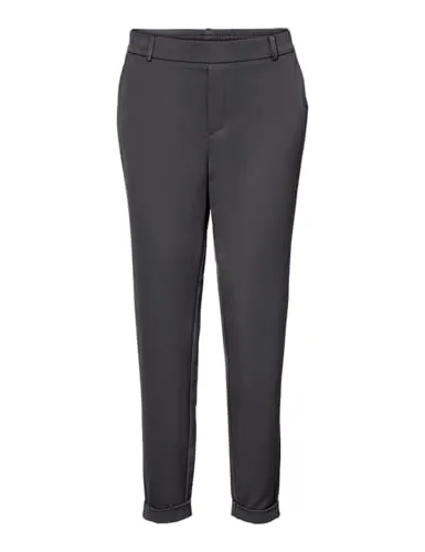 Vmmaya Mw Loose Solid Pant Noos - Damen-Hosen, bequeme Passform mit Gürtelschlaufen und mittlerer Taille, ideal für lässige Looks und den Alltag.
