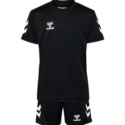 hummel Unisex Kinder Hmllogo Set T-Shirt, Schwarz, 128 EU von hummel