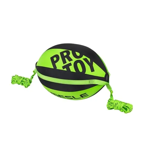 Mesle Wassersport Tube Leine Protoy für 4 Personen Funtubes, Seil mit Booster Ball zum Ziehen von Wasserreifen für Boot & Jetski