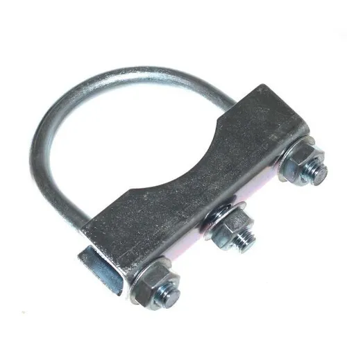 2x Klemmschelle Stützrad Befestigung Anhänger Ø70mm Rundbügel U-Bügel Halter NEU