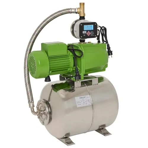 Hauswasserwerk selbstansaugende JET Gartenpumpe / 6,1 Bar