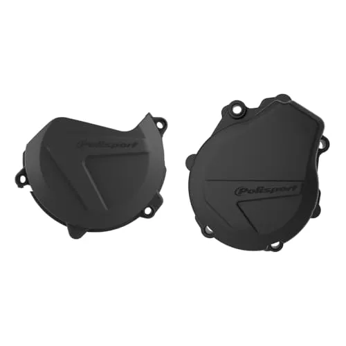 Polisport Kupplungs/Zündungsdeckelschutz Schwarz