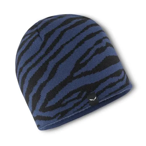 Salewa Sella Merino Crevasse Mütze - Dunkel Blau, One Size - Mützen für Outdoor-Enthusiasten, aus hochwertiger Merinowolle für optimale Wärme und Komfort bei kaltem Wetter.