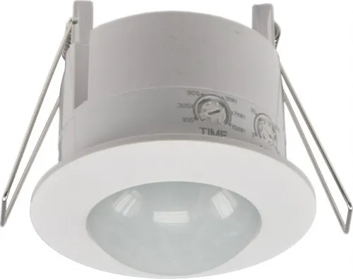 Chilitec Decken-Einbau-Bewegungsmelder 360° Innen Loch Ø 60mm PIR Sensor Weiß