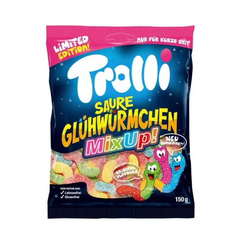 Trolli Saure Glühwürmchen Mix Up Limited Edition Packung 150g
