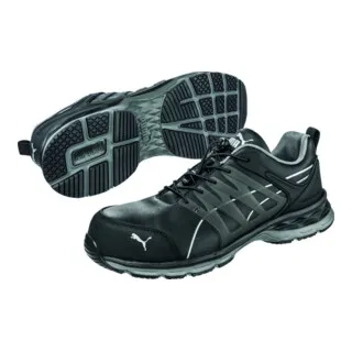 PUMA Safety Velocity 2.0 Sicherheitsschuhe 28946-48948 Schwarz 48 EU - Stahlkappe und Stahlzwischensohle, atmungsaktiv mit anatomisch geformtem Fußbett und selbstreinigender Sohle