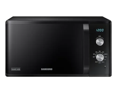 Samsung MG23K3614AK/BA Mikrowelle - 23 l Mikrowelle mit Grillfunktion, ideal für schnelles und gleichmäßiges Garen von Speisen.