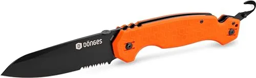 Dönges Taschenmesser Rettungsmesser Professional - Taschenmesser mit robustem Design, ideal für Rettungseinsätze, leichtgewichtige 437 g und eine praktische Länge von 19,5 cm.