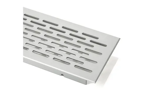 SO-TECH® Lüftungsgitter Lochung oval / Alu (EV1) / 250 - 900 mm (1 St), Oval - Alu (EV1) - 250 mm