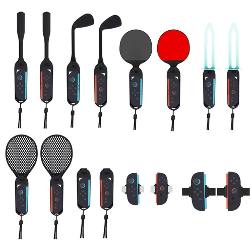 Für Nintendo Switch 2 16-in-1 Motion-Sports-Kit Schwarz