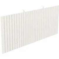 SKANHOLZ Carport-Rückwand, weiß, 550cm x 220cm - Außenanbau: Stabilität und Sichtschutz für Ihren Carport, gefertigt aus hochwertiger nordischer Fichte mit 5 Jahren Herstellergarantie.