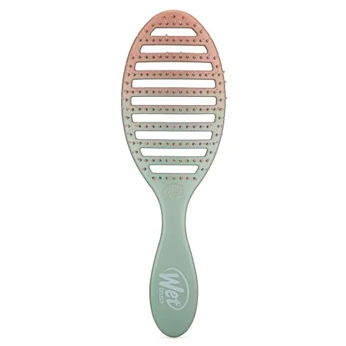 WetBrush Speed Dry Detangler mit hitzebeständigen Heatflex-Borsten und offenem Belüftungsdesign, um das Haar schneller zu trocknen, für alle Haartypen, Feel Good Ombre Collection, Meeresschaum