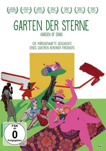 Garten der Sterne, 1 DVD - Belletristik über die märchenhafte Geschichte eines queeren Berliner Friedhofs, die zum Nachdenken anregt und die Vielfalt des Lebens feiert.
