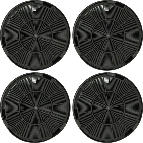 vhbw 4x Aktivkohlefilter Ersatz für WPro F196 für Dunstabzugshaube - 19,6 cm