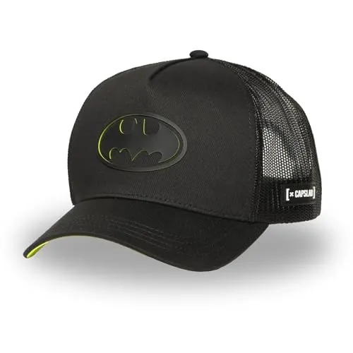 Capslab Batman Logo A-Frame Trucker Cap Schwarz - One-Size