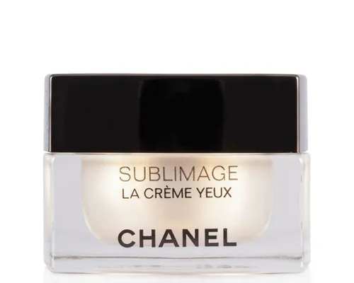 Chanel Sublimage La Crème Yeux 15 ml - Luxuriöse Augencreme für strahlende Augen - Gesichtspflege mit intensiv feuchtigkeitsspendender Formel, die Falten mindert und die Augenpartie verjüngt.