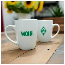 Werder Bremen Tasse SVW Tasse Moin in grün von Werder Bremen