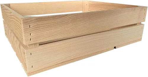 sunnypillow Holzkiste Holzkisten Obstkisten Apfelkisten in vielen Farben zur Auswahl, Einzelkiste 25x40x15cm