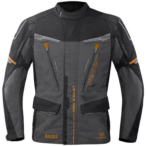 Germot Argos Motorradjacke Herren - Anthrazit/Schwarz/Bronze, M - Schutzjacken für Motorradfahrer, bietet optimalen Schutz und stylisches Design für sicheres Fahren.