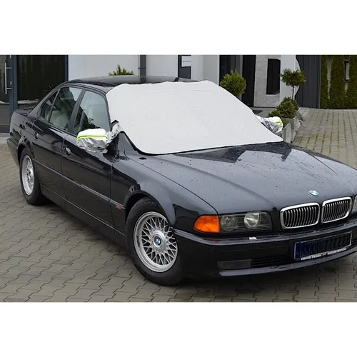 Aqbau® Frontscheibenabdeckung 120×200 cm Magnetisch Winter & UV-Schutz