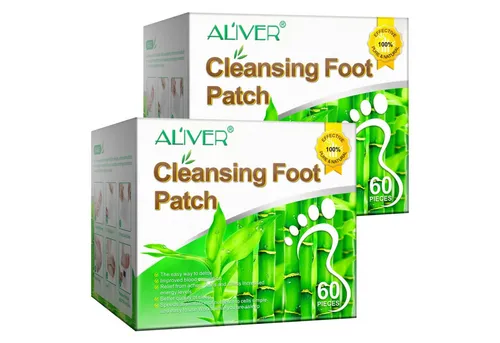 ALIVER Fußmaske Fußpflaster mit Bambusessig & Ingwer – 2-tlg. Entgiftungspflaster - Erlebe natürliche Reinigung im Schlaf mit ALIVER Fußpflastern. 100% natürliche Inhaltsstoffe fördern dein Wohlbefinden und unterstützen die Hautpflege während du schläfst. Einfach anzuwenden und sichtbar effektiv!