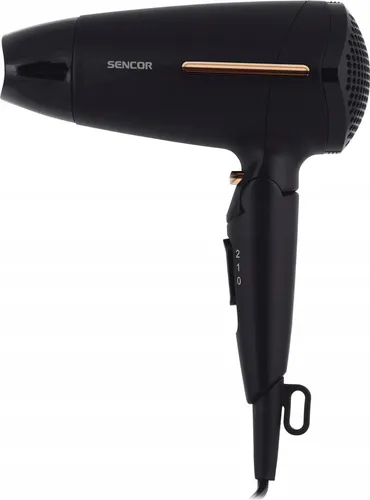 Haartrockner schwarze Spitze Sencor SHD 0045BK 1600W kleiner Reisehaartrockner