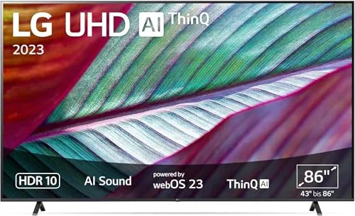 LG 86UR78006LB in grau von LG