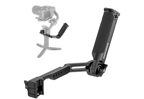 Neewer Kamerazubehör-Set ST49 Verstellbarer Sling-Handgriff, Faltbarer Griff aus Aluminium, (Packung), mit Silikongriff, für DJI RS 3 RS 3 Pro RS 2 Gimbal Stabilizer