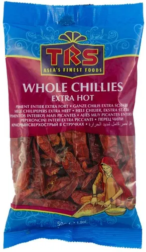TRS Ganze Chilis EXTRA SCHARF 50g | Chili Schoten | Whole Chillies Extra Hot