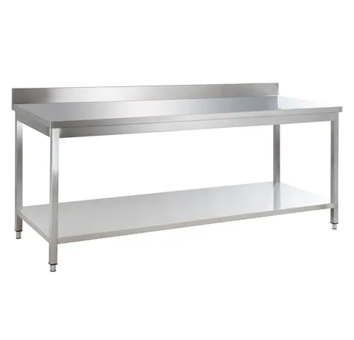 GastroHero Edelstahl Arbeitstisch Basic 18x7 von GastroHero