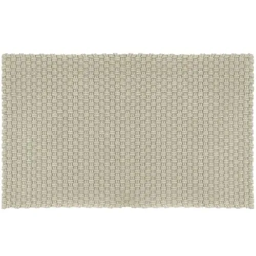 PAD Fußmatte Uni Beige (72x92cm) - Stilvolle Fußmatte in Beige, handgefertigt in Europa, ideal für einen modernen Wohnstil und setzt einen eleganten Akzent im Eingangsbereich.