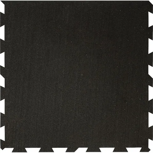 Sportbodenbelag aus Gummi – Puzzle-Matten 6 mm 1 x 1 mtr. Blau Rand