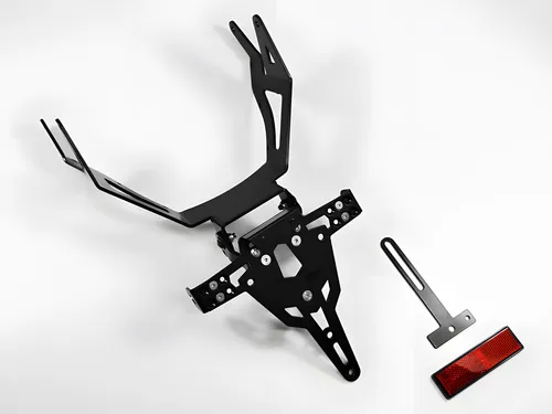 ZIEGER Kennzeichenhalter Pro für Honda CBR 600 RR & CBR 1000 RR - ZIEGER Pro Kennzeichenhalter für Honda CBR 600 RR & CBR 1000 RR, langlebig und wetterfest. Verstellbarer Neigungswinkel und Blinkerhalter für optimale Anpassung. Einfache Montage ohne Verkleidungsänderung, ABE-frei.