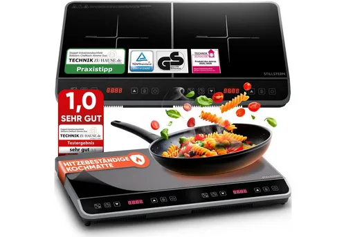 Stillstern Doppel-Induktionskochplatte
