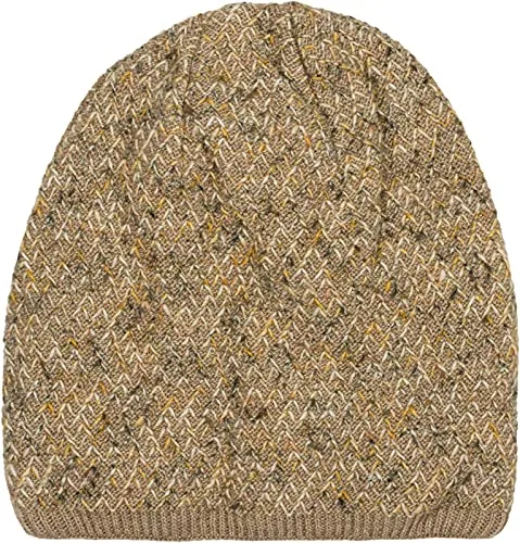 styleBREAKER Unisex Strick Beanie mit buntem Dreieck Muster - Strickmützen für Damen, warme Wintermütze mit Thermo-Fleece Innenfutter für hohen Tragekomfort und elastischer Passform.